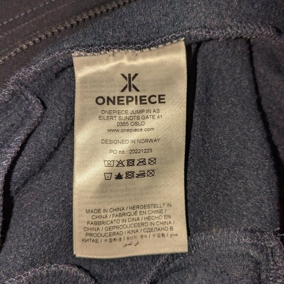 Onepiece Norway Jumpsuit Mens Med Fleece Blue Jump In One Piece Sherpa Zip Close - Picture 14 of 16